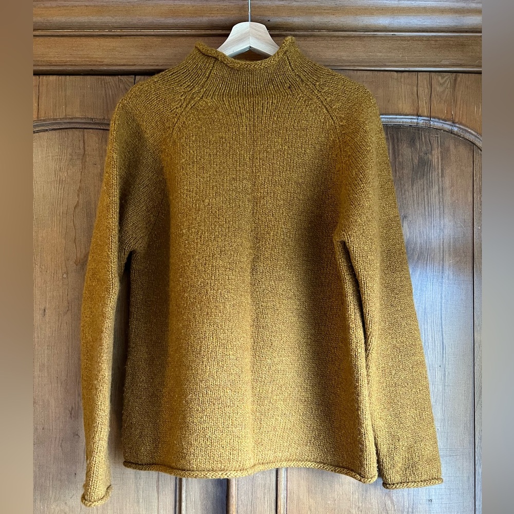 Vintage J. Crew Rollneck Mustard Sweater
